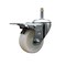 Service Caster 4'' Nylon Wheel Swivel 7/16'' Grip Ring Stem Caster Total Lock Brake SCC-GRTTL20S414-NYS-716138 - alternate 1